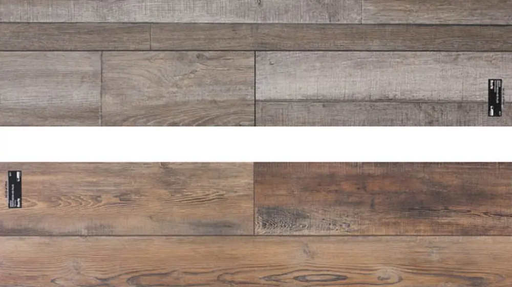 Luxury vinyl plank samples available to order