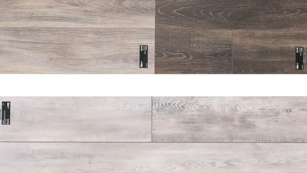 Luxury vinyl plank samples available to order
