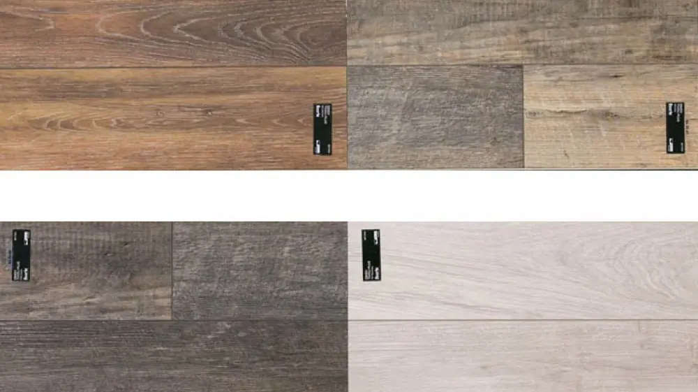 Luxury vinyl plank samples available to order